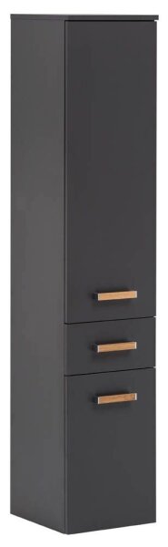 MÖBELPARTNER Bad-Hängeschrank Duo 146600 anthrazit 32,7 x 35,3 x 160,1 cm