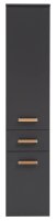 MÖBELPARTNER Bad-Hängeschrank Duo 146600 anthrazit 32,7 x 35,3 x 160,1 cm