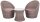 Garden Pleasure Sitzgruppe MARIBOR taupe, braun Kunststoff, Metall, 5-teilig