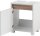MÖBELPARTNER Waschbeckenunterschrank Cosmo 148455 weiß 41,8 x 33,0 x 54,6 cm