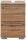 MÖBELPARTNER Waschbeckenunterschrank Carlos 148584 eiche landhaus 40,2 x 35,0 x 59,1 cm