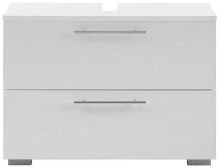 MÖBELPARTNER Waschbeckenunterschrank Carlos 148597 weiß 80,2 x 35,0 x 59,1 cm