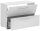 MÖBELPARTNER Waschbeckenunterschrank Carlos 148597 weiß 80,2 x 35,0 x 59,1 cm