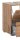 MÖBELPARTNER Waschbeckenunterschrank Carlos 148595 eiche landhaus 60,2 x 35,0 x 59,1 cm