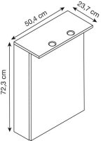 MÖBELPARTNER Spiegelschrank Basic 148443...