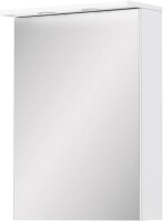 MÖBELPARTNER Spiegelschrank Basic 148443 kreideweiß 50,4 x 23,7 x 72,3 cm