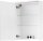 MÖBELPARTNER Spiegelschrank Basic 148443 kreideweiß 50,4 x 23,7 x 72,3 cm
