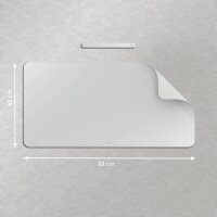 LEITZ Schreibtischunterlage groß 53820085 grau Kunststoff 80,0 x 40,0 cm, 1 St.