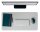 LEITZ Schreibtischunterlage grau Leder 70,0 x 36,0 cm, 1 St.