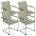 Garden Pleasure Gartenstühle mit Armlehnen NOVA beige, 4 St.