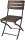 Garden Pleasure Gartenstühle TABORA braun, Metall, 2 St.
