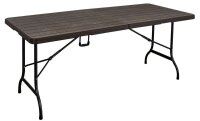 Garden Pleasure Gartentisch TABORA braun rechteckig 74,5...