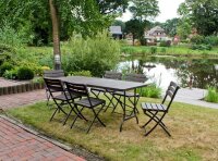 Garden Pleasure Gartentisch TABORA braun rechteckig 74,5...