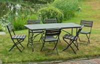 Garden Pleasure Gartentisch TABORA braun rechteckig 74,5 x 180,0 x 73,0 cm
