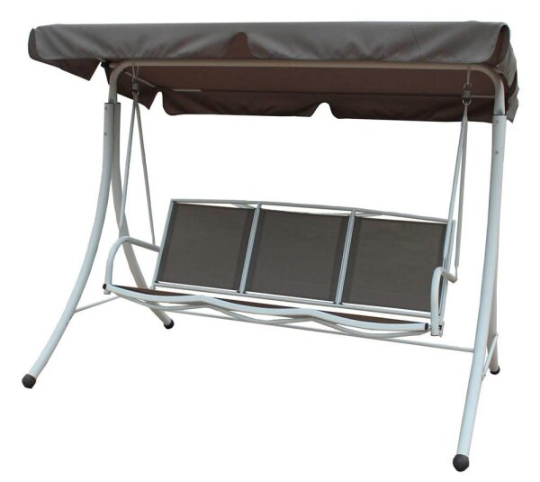Garden Pleasure Hollywoodschaukel ANNA grau Stahl  ( 305339 )