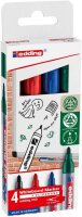 edding 250 Whiteboard-Marker farbsortiert 1,5 - 3,0 mm, 4...