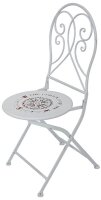 Garden Pleasure Gartenstühle BAYO weiß, 2 St.