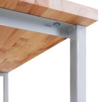 ADB Werkbank lichtgrau 120,0 x 60,0 x 84,0 cm