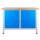ADB Werkbank lichtgrau, blau 120,0 x 60,0 x 84,0 cm