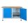 ADB Werkbank lichtgrau, blau 120,0 x 60,0 x 84,0 cm