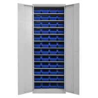 ADB Stahlschrank 40825 lichtgrau 11 Fachböden 71,0 x...