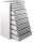 ADB MAMMUT Schubladenschrank lichtgrau 9 Schubladen 70,0 x 43,5 x 120,0 cm, 1 St.