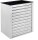 ADB MAMMUT MAXI Schubladenschrank lichtgrau 10 Schubladen 71,0 x 55,0 x 90,0 cm, 1 St.
