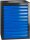 ADB MAMMUT MAXI Schubladenschrank anthrazit, lichtblau 10 Schubladen 71,0 x 55,0 x 90,0 cm, 1 St.
