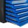 ADB MAMMUT MAXI Schubladenschrank anthrazit, lichtblau 10 Schubladen 71,0 x 55,0 x 90,0 cm, 1 St.