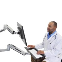 ergotron Tastatur-Halterungen silber