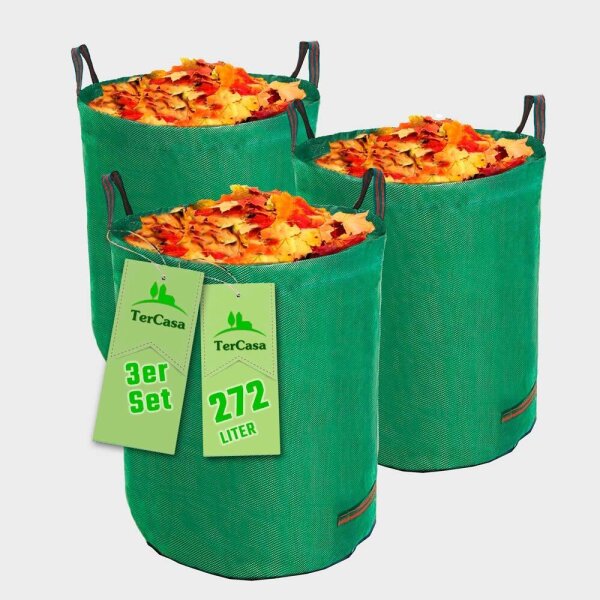 TerCasa Gartenabfallsäcke 272,0 l grün 150,0 g/qm, 3 St.
