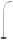 meet powered by PAPERFLOW Onega LED Stehlampe schwarz 5,2 W