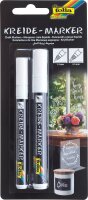 folia Kreidemarker-Set weiß 1,0 - 5,0 mm, 2 St.