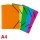 folia Sammelmappen NEON DIN A4 farbsortiert, 5 St.