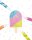 folia Glitter Glue SPIRAL NEON Klebestifte 10,5 ml, 6 St.