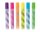 folia Glitter Glue SPIRAL NEON Klebestifte 10,5 ml, 6 St.