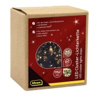Idena 1152er LED Lichterkette schwarz 28,0 m, 1 St.