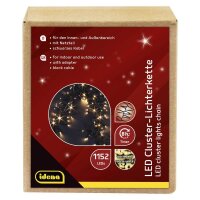 Idena 1152er LED Lichterkette schwarz 28,0 m, 1 St.