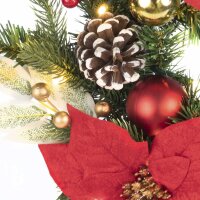 Idena Weihnachtskranz LED Dekoleuchte grün, 1 St.