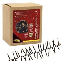 Idena 480er LED Lichterkette schwarz 14,5 m, 1 St.
