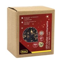 Idena 480er LED Lichterkette schwarz 14,5 m, 1 St.