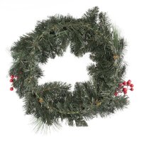 Idena Weihnachtskranz LED Dekoleuchte grün, 1 St.