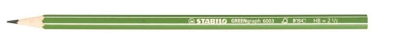 STABILO GREENgraph 6003 Bleistifte HB grün, 12 St.