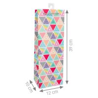 Idena Geschenktüte für Flaschen Vision Motiv 12,0 x 39,0 cm, 1 St.