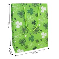 Idena Geschenktüte Glücksklee Motiv 25,0 x 35,0...