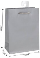 Idena Geschenktüten Uni farbsortiert 18,0 x 23,0 cm,...