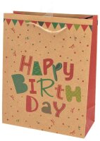 Idena Geschenktüte Geburtstag Motiv 18,0 x 23,0 cm, 1 St.