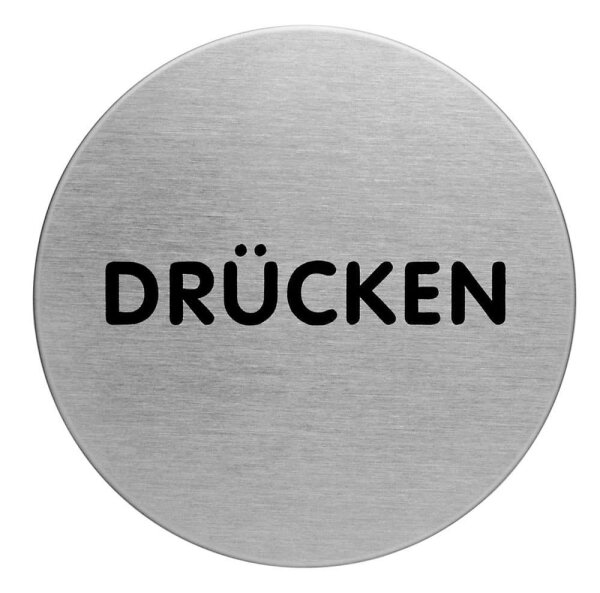 DURABLE Piktogramm "Drücken" rund 6,5 cm, 1 St.