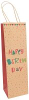 Idena Geschenktüte für Flaschen Geburstag Motiv...