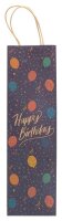 Idena Geschenktüte für Flaschen Geburtstag Motiv 12,0 x 39,0 cm, 1 St.
